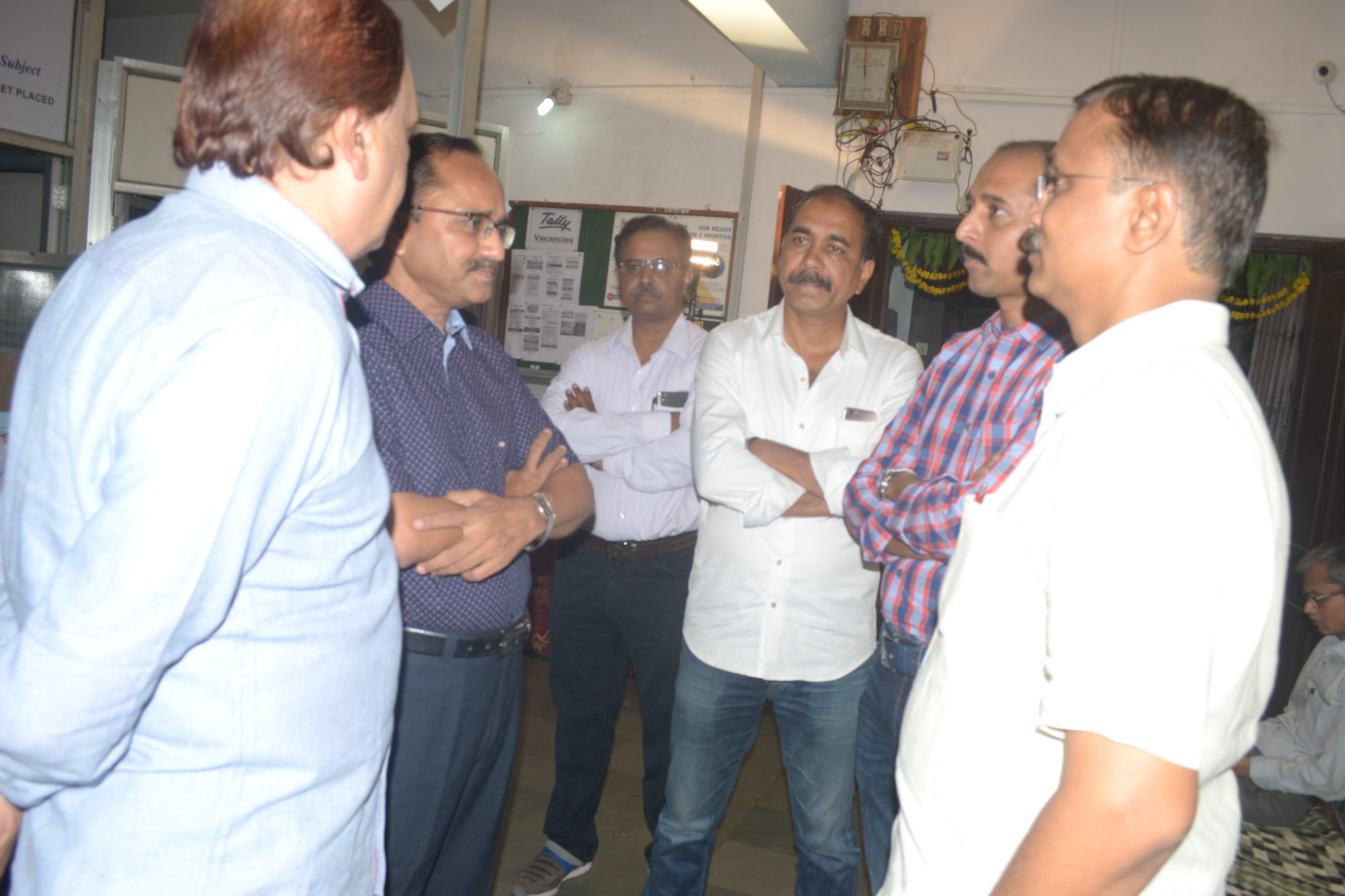 Shri Rajeshji Loya and Shri Rajshekhar Murty at Cyberange Inaugural
                                Program.